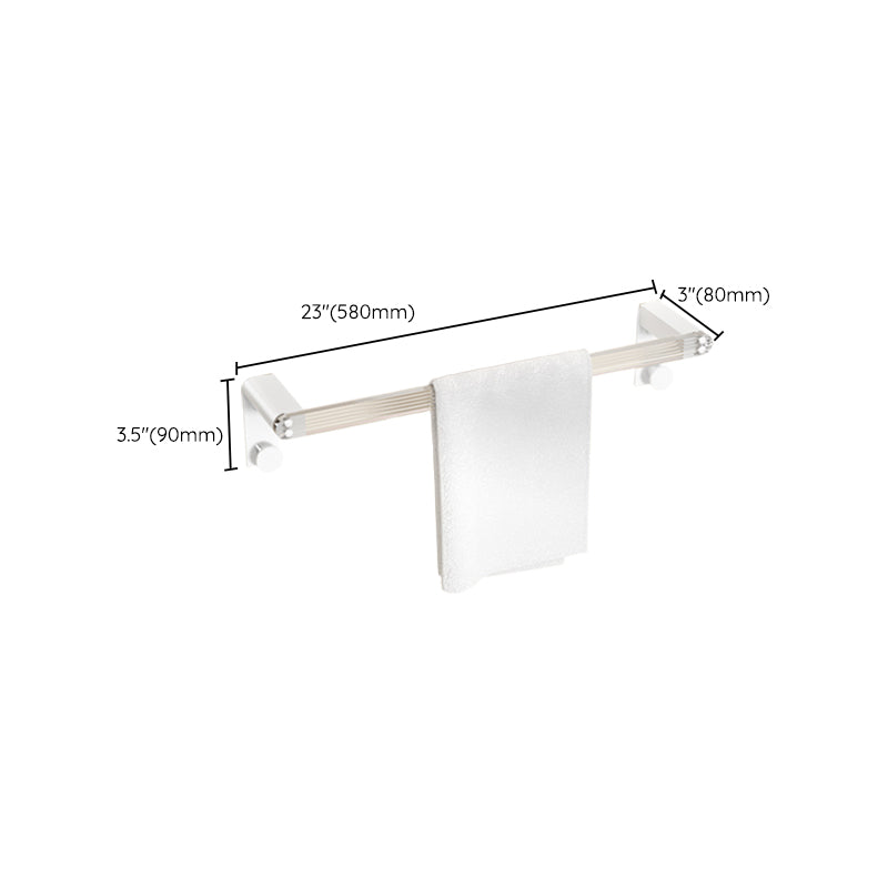 BowLift | White metal and acrylic bathroom accessories as single item or in set with bathroom shelf