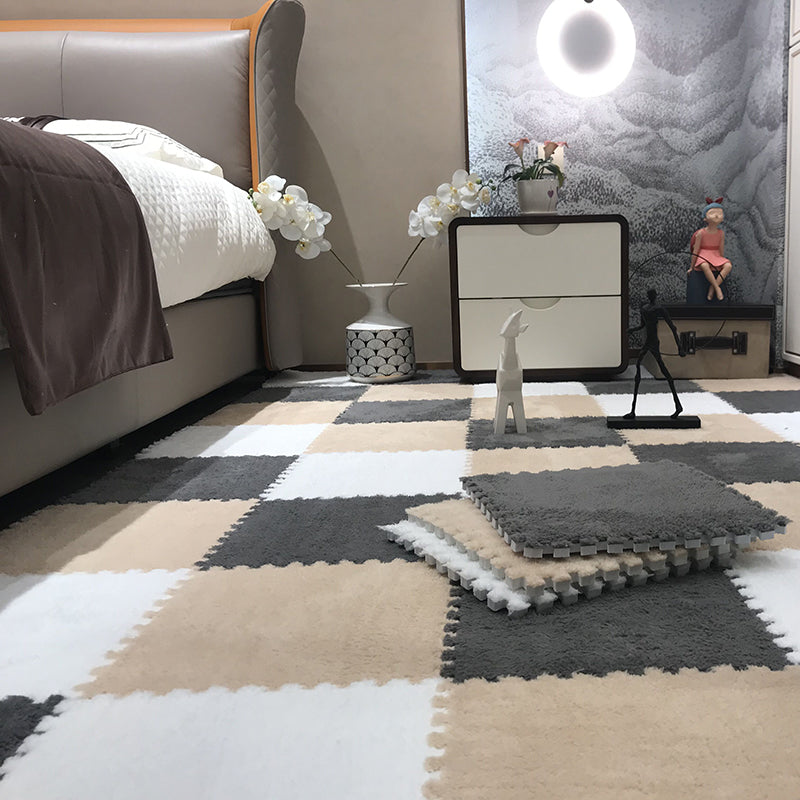 BowLift | Color-fade-resistant carpet tile Solid color interlocking carpet tile