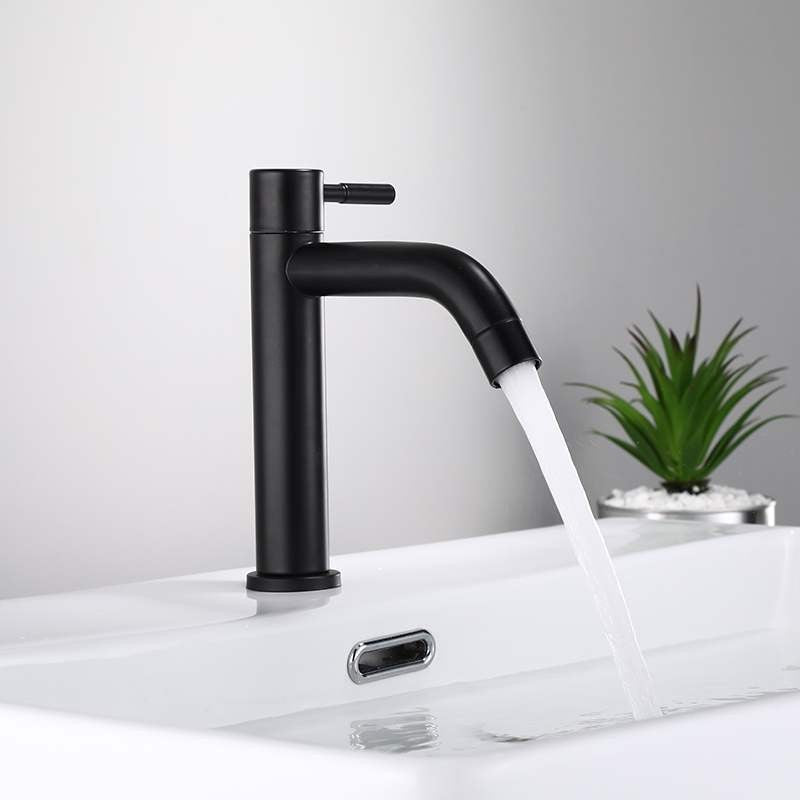 BowLift | Industrial vessel fitting stainless steel lever handle sink faucet