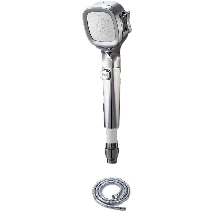 BowLift | 4-Stage Pressure Shower Head One-Button Water Stop Handheld Shower Head