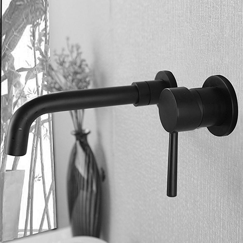 BowLift | Wall-mounted faucet Glam Style sink bathroom faucet with lever handle