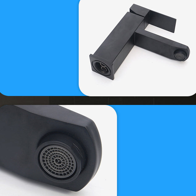 BowLift | Basic Centered Sink Faucet Monochrome Faucet Sink Bathroom Faucet