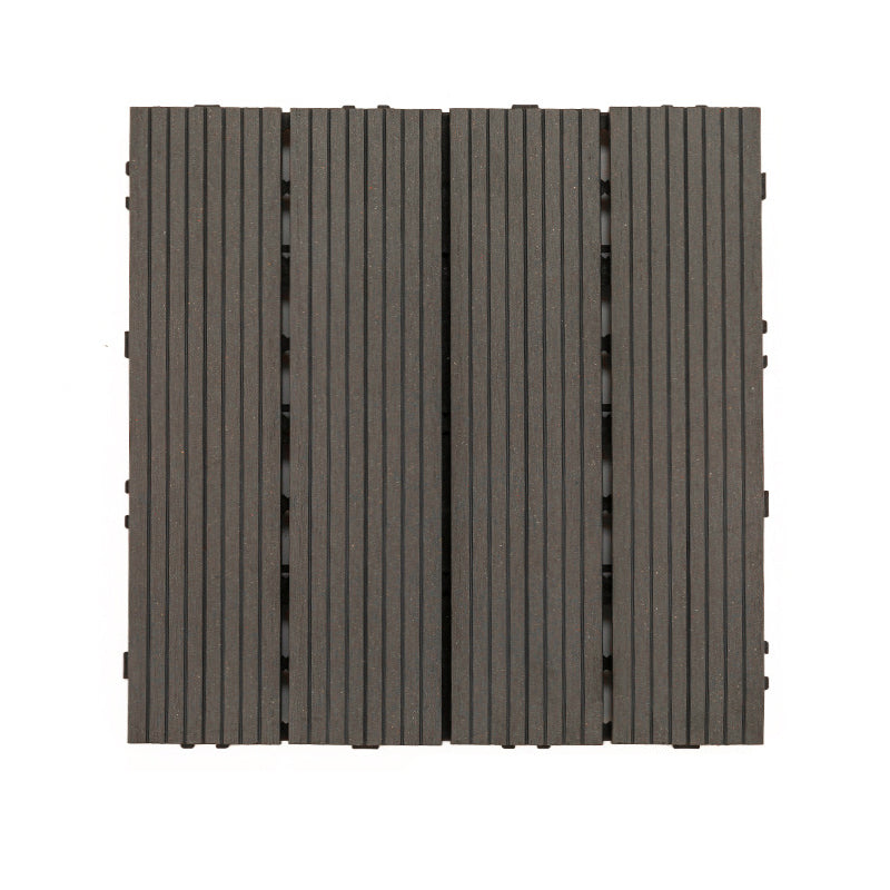 BowLift | Classic interlocking deck boards Solid color patio tiles