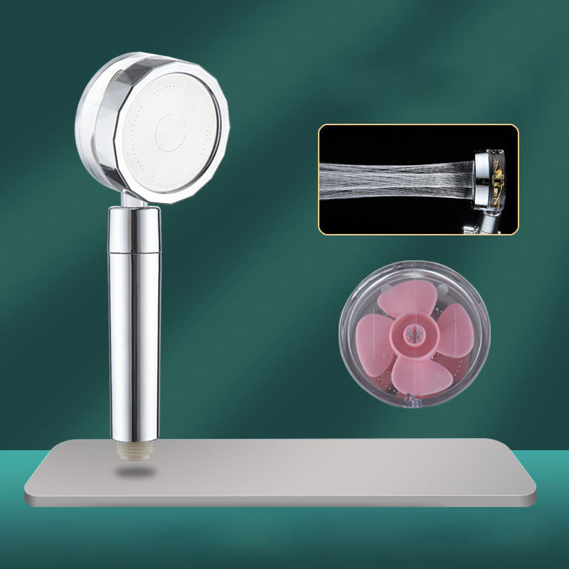 BowLift | Contemporary Shower Head Combination Hand Shower Plastic Wall Mount Silver Shower Head