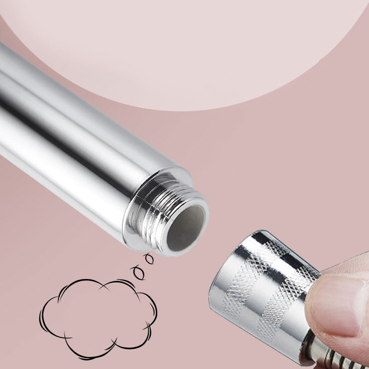 BowLift | Contemporary Shower Head Combination Hand Shower Plastic Wall Mount Silver Shower Head