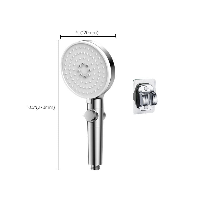BowLift | Contemporary Hand Shower Round Shower Head Combo in Silver
