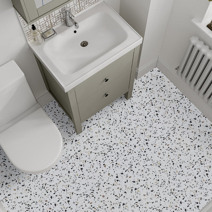 BowLift | Modern PVC flooring Peel and Stick porcelain tile look vinyl plank flooring