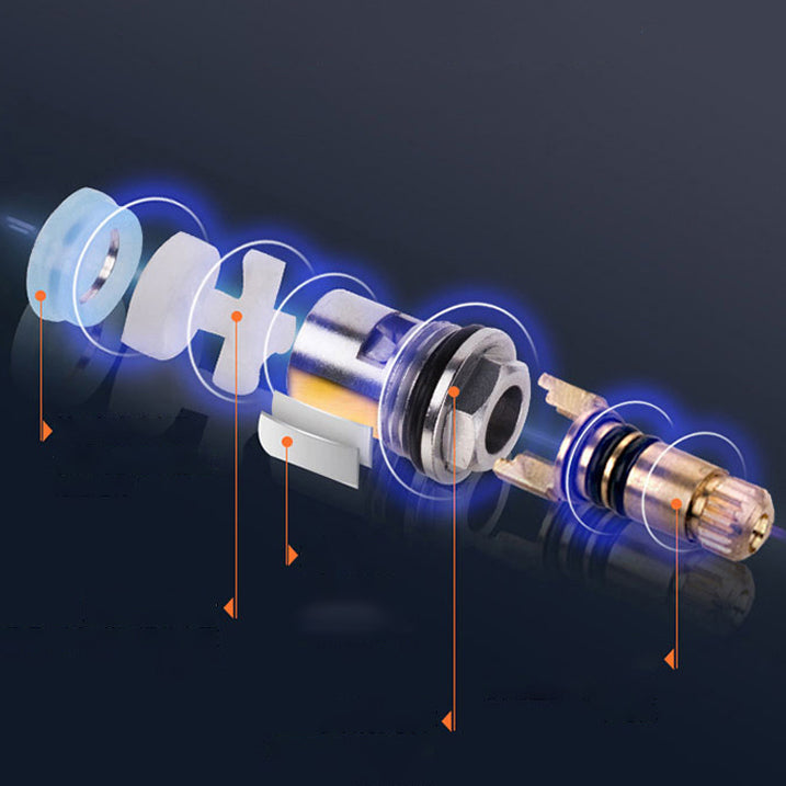 BowLift | Contemporary Centerset Faucet Knob Handle Low Arc Solid Brass Faucet