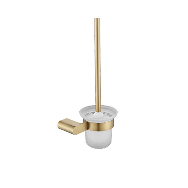 BowLift | 5-piece modern bathroom accessory set made of stainless steel with towel rail/robe hooks/toilet paper holder