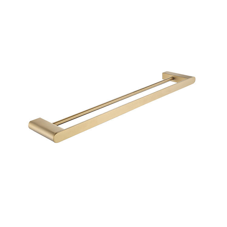 BowLift | 5-piece modern bathroom accessory set made of stainless steel with towel rail/robe hooks/toilet paper holder