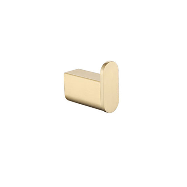 BowLift | 5-piece modern bathroom accessory set made of stainless steel with towel rail/robe hooks/toilet paper holder