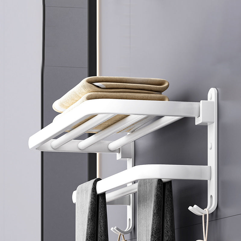 BowLift | White contemporary bathroom accessory set stainless steel aluminum bathroom set