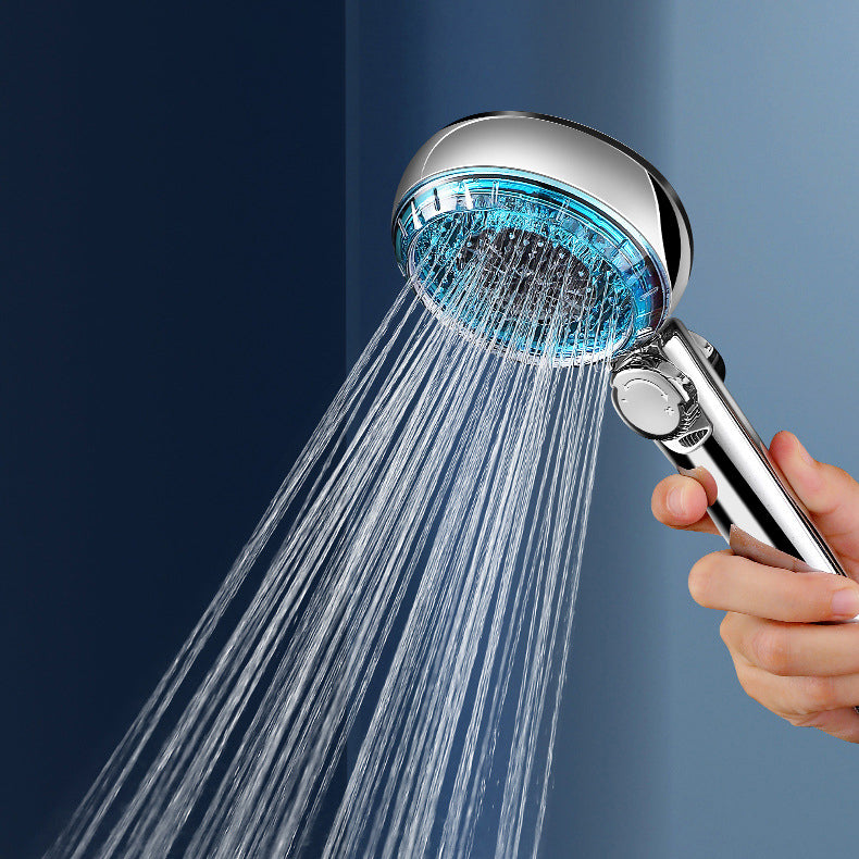 BowLift | Contemporary Handheld Shower Head Round Filter Ball Spray Head With Digital Display
