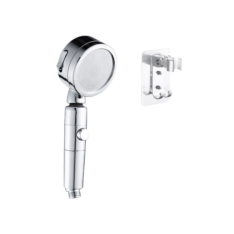BowLift | Contemporary Handheld Showerhead Round 3 Setting Sprayhead in Silver