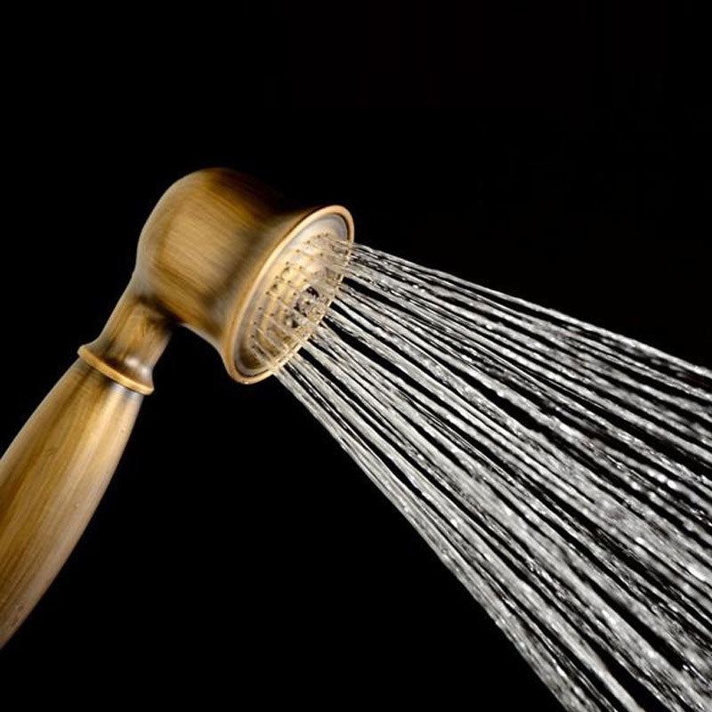 BowLift | All-Copper Single-Function Handheld Showerhead European Style Antique Rain Showerhead