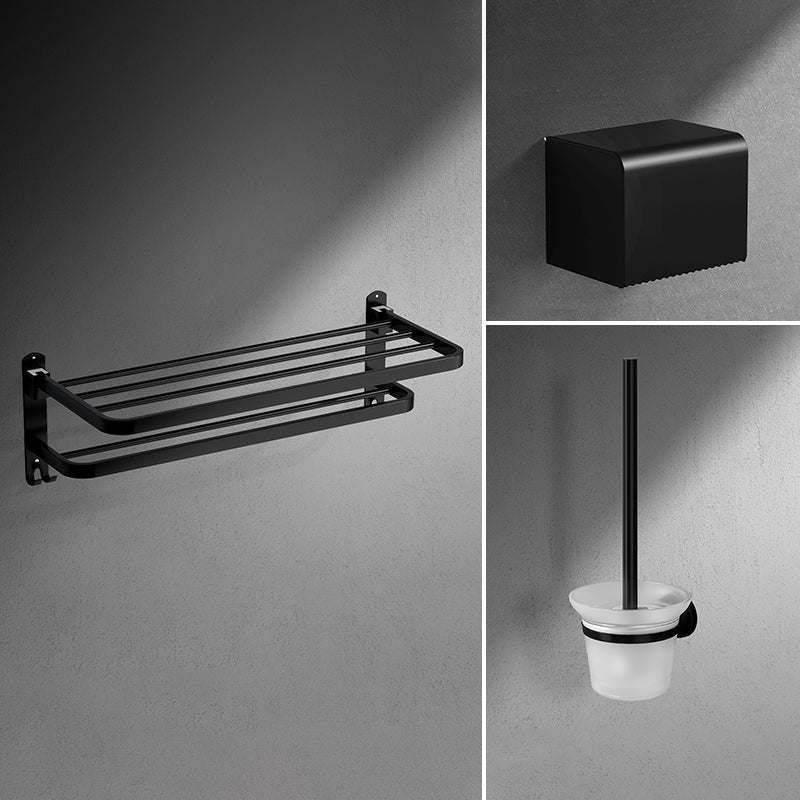 BowLift | Black modern bathroom accessory set stainless steel bathroom fittings