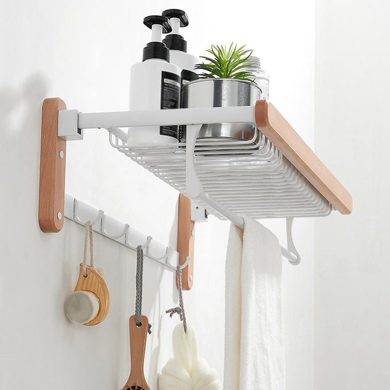 BowLift | White Bathroom Set Solid Wood & Aluminum Bathroom Accessories Individually or as a Set