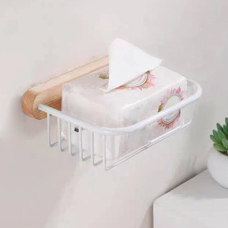 BowLift | White Bathroom Set Solid Wood & Aluminium Bathroom Accessories individually or as a set
