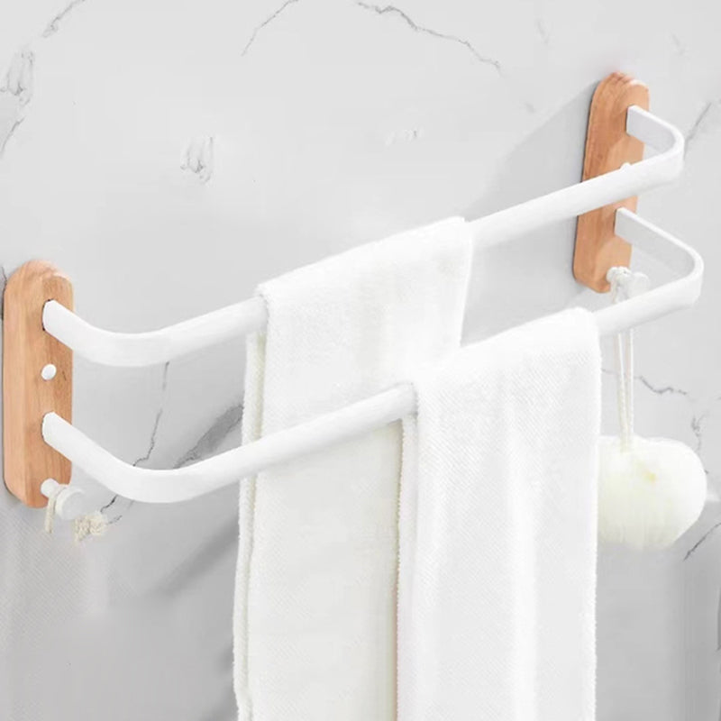 BowLift | White Bathroom Set Solid Wood & Aluminum Bathroom Accessories Individually or as a Set