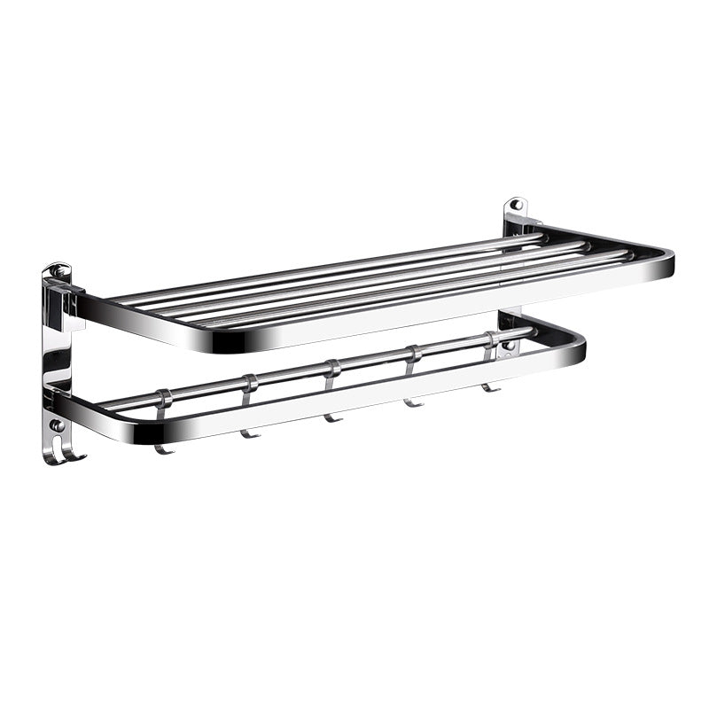 BowLift | Classic Polished Chrome Bathroom Accessory Set Towel Holder/Paper Holder/Robe Hooks Included