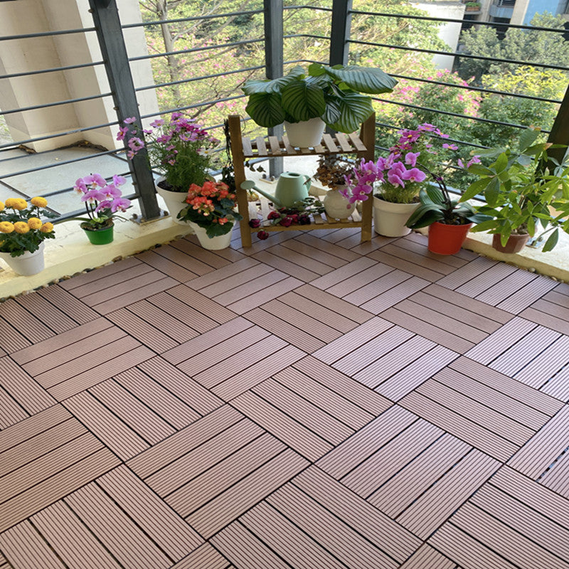BowLift | Composite deck tile Solid Color Waterproof Patio Floor Tile
