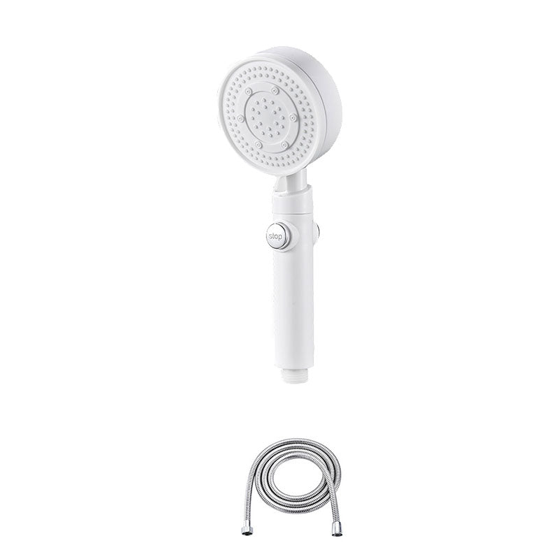 BowLift | Contemporary Handheld Shower Plastic Round Hand Shower with Self-Cleaning