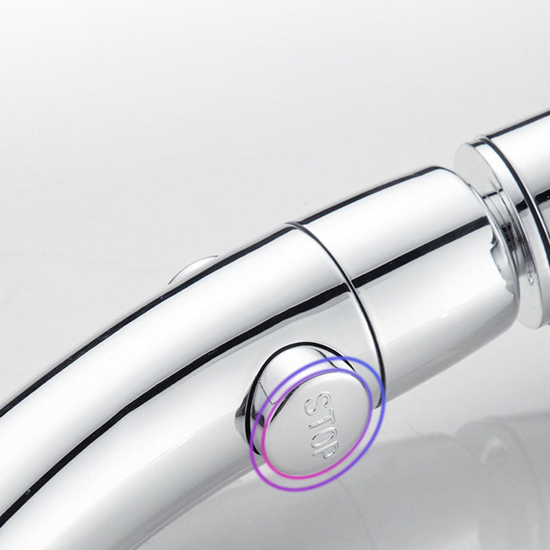 BowLift | Contemporary Shower Combination Hand Shower Plastic Wall Mount Round Shower Head Combination