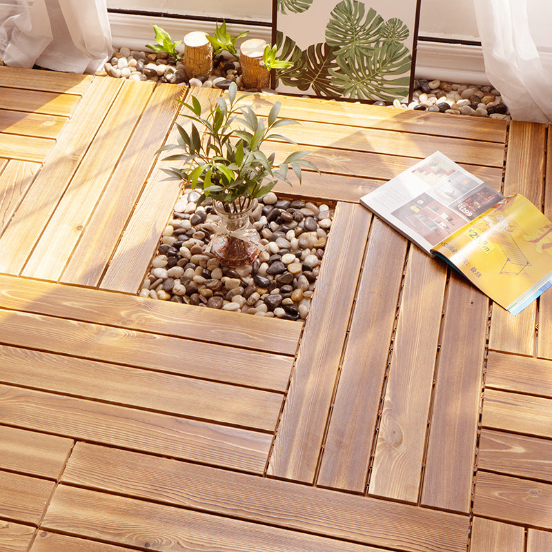 BowLift | Parquet Pine Floor Tile Waterproof Click Lock Traditional Wood Floor for Living Room