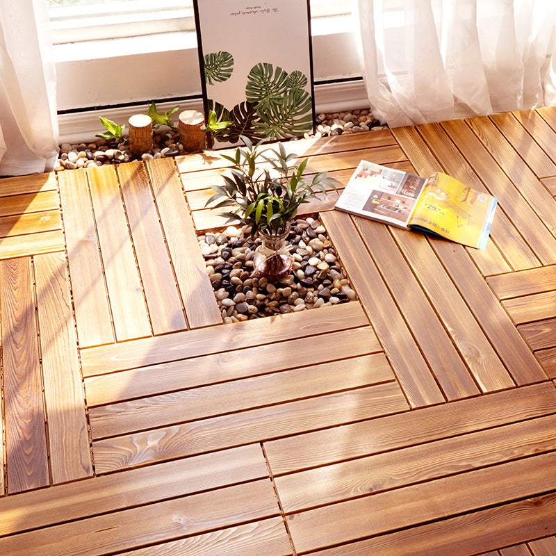 BowLift | Parquet Pine Floor Tile Waterproof Click Lock Traditional Wood Floor for Living Room