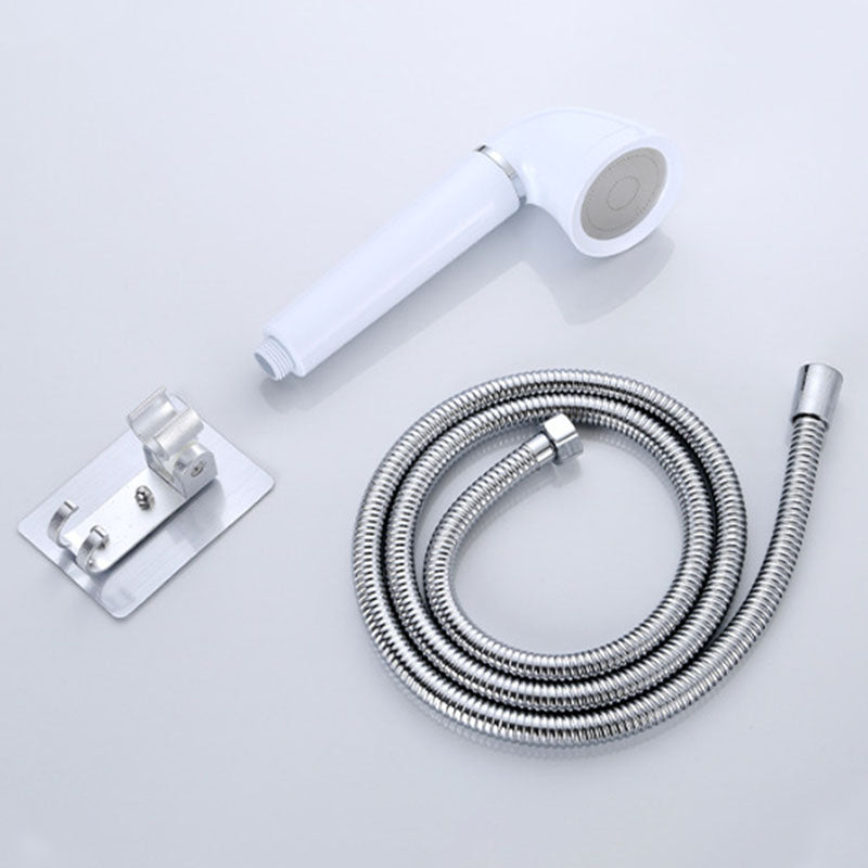 BowLift | White round shower head plastic supercharged hand shower