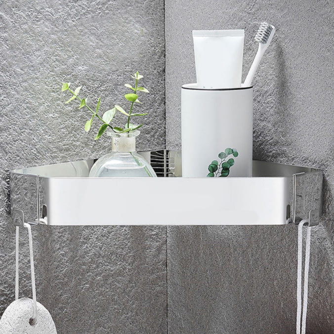 BowLift | Contemporary Stainless Steel Bathroom Shelf 2-piece Bathroom Accessory Set