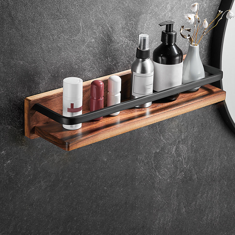 BowLift | 7-piece bathroom accessory set wood and metal bathroom accessory hardware set