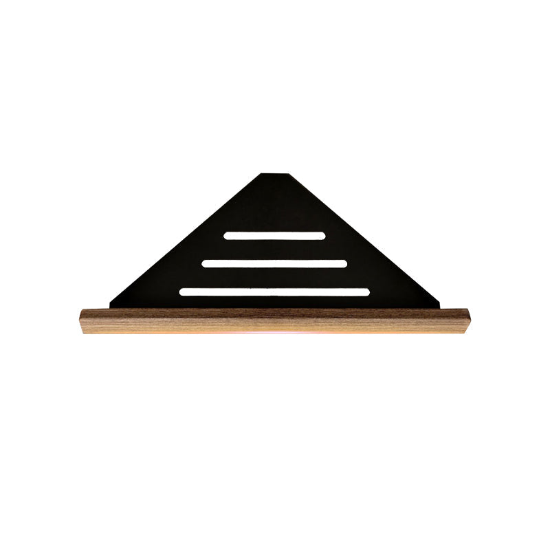 BowLift | 7-piece bathroom accessory set metal bath set with wood accents