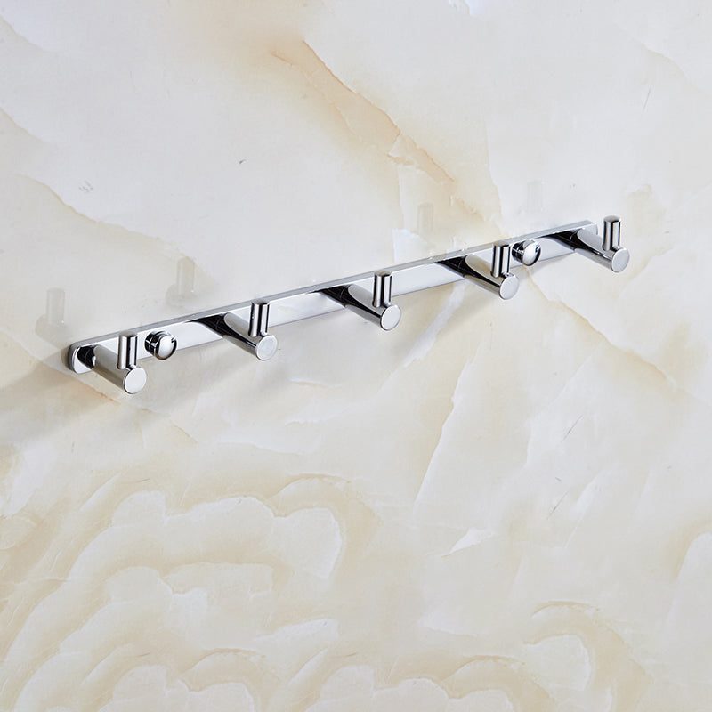BowLift | Contemporary Bathroom Accessories Hardware Set made of silver metal