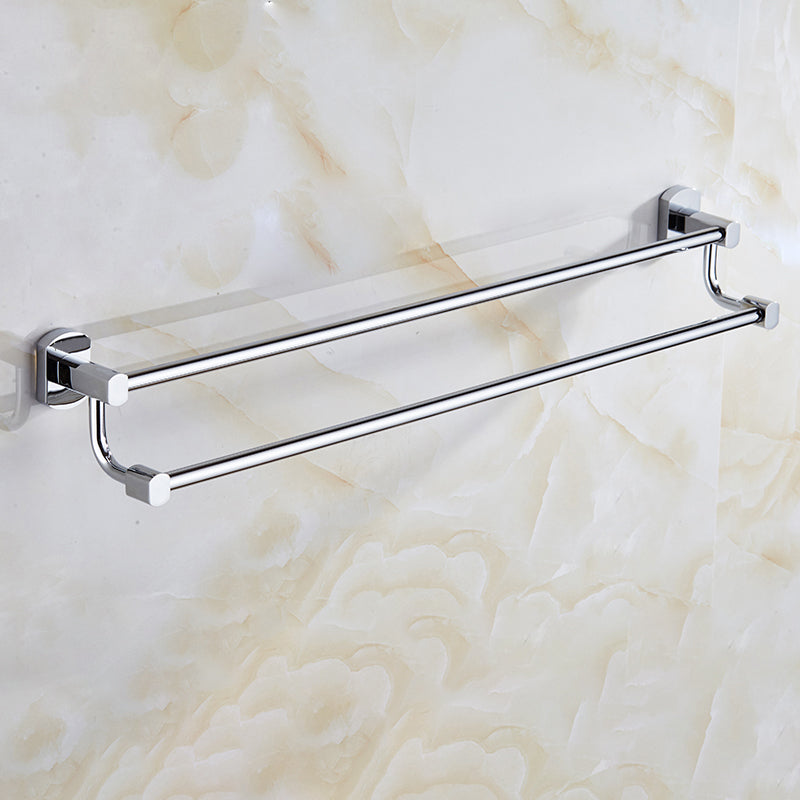 BowLift | Contemporary Bathroom Accessories Hardware Set made of silver metal