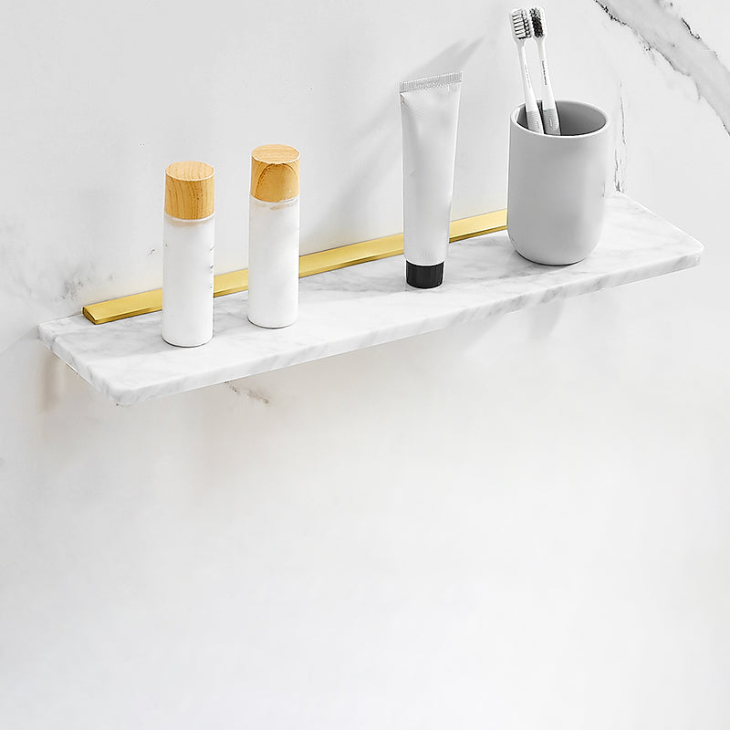 BowLift | 7-piece bathroom accessory set marble and metal bathroom hardware