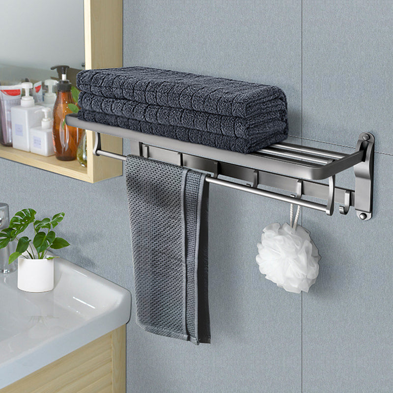 BowLift | Contemporary Metal 5-piece Bathroom Accessories Set with Bath Shelf