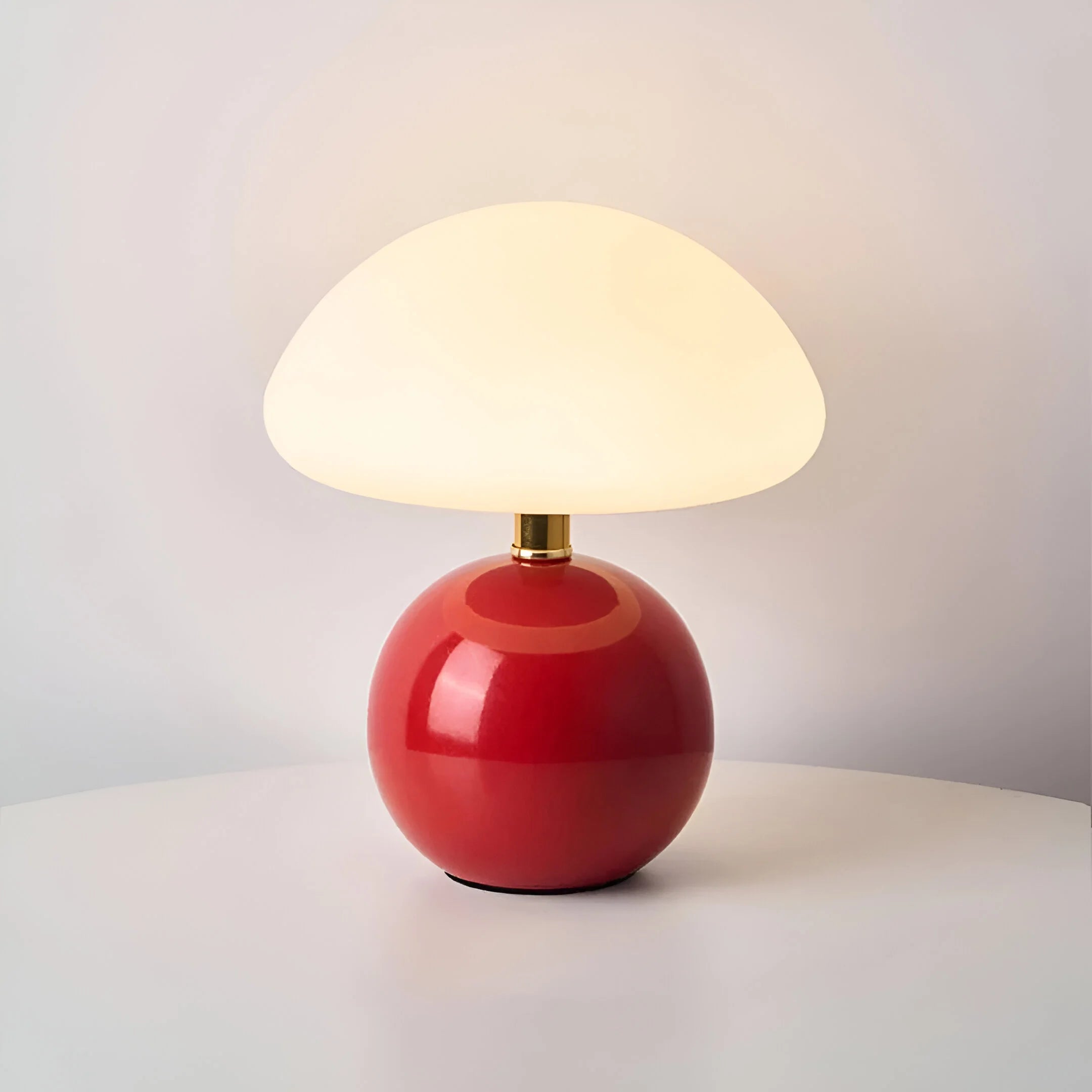 CrèmeLuxe – French Mushroom Table Lamp