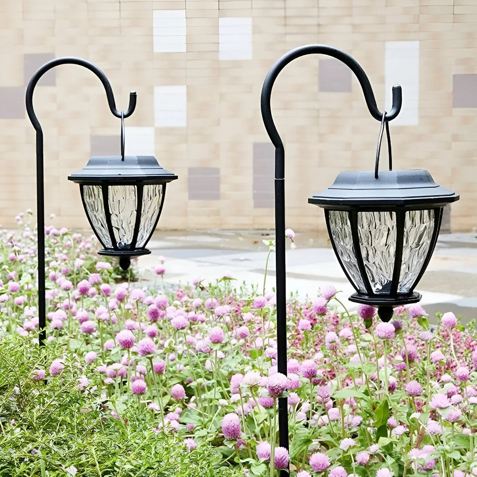 GlowAura – Solar Garden & Wall Lamp