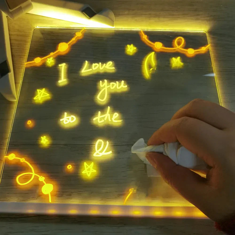 BowLift | Glowing LED Drawing Board for Kids Creativity