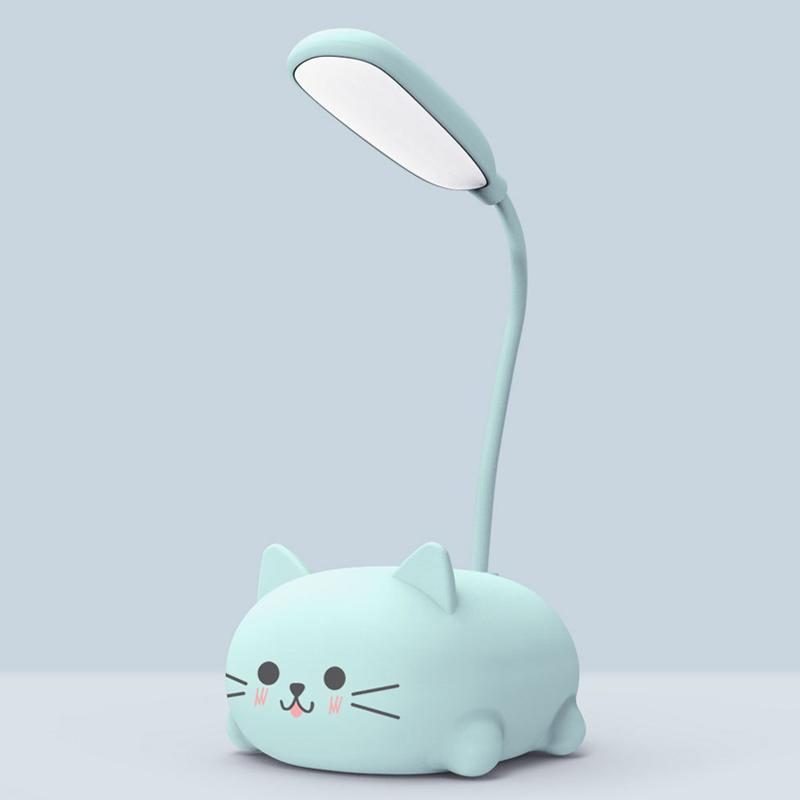 BowLift | Mini Cartoon Cat LED Eye Protection Reading Lamp USB Rechargeable Desk Lamp