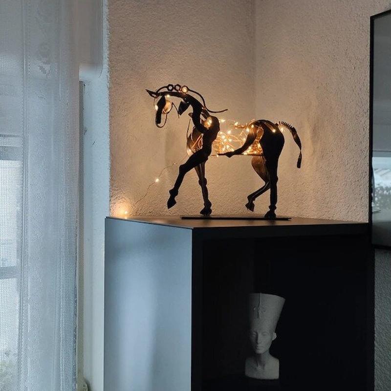 BowLift | Handmade Adonis Metal Horse Sculpture