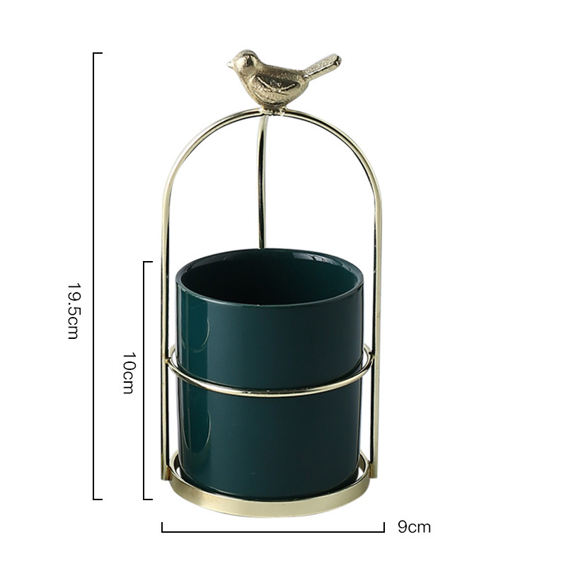 BowLift | Flower plant pots with bird design for stylish decoration