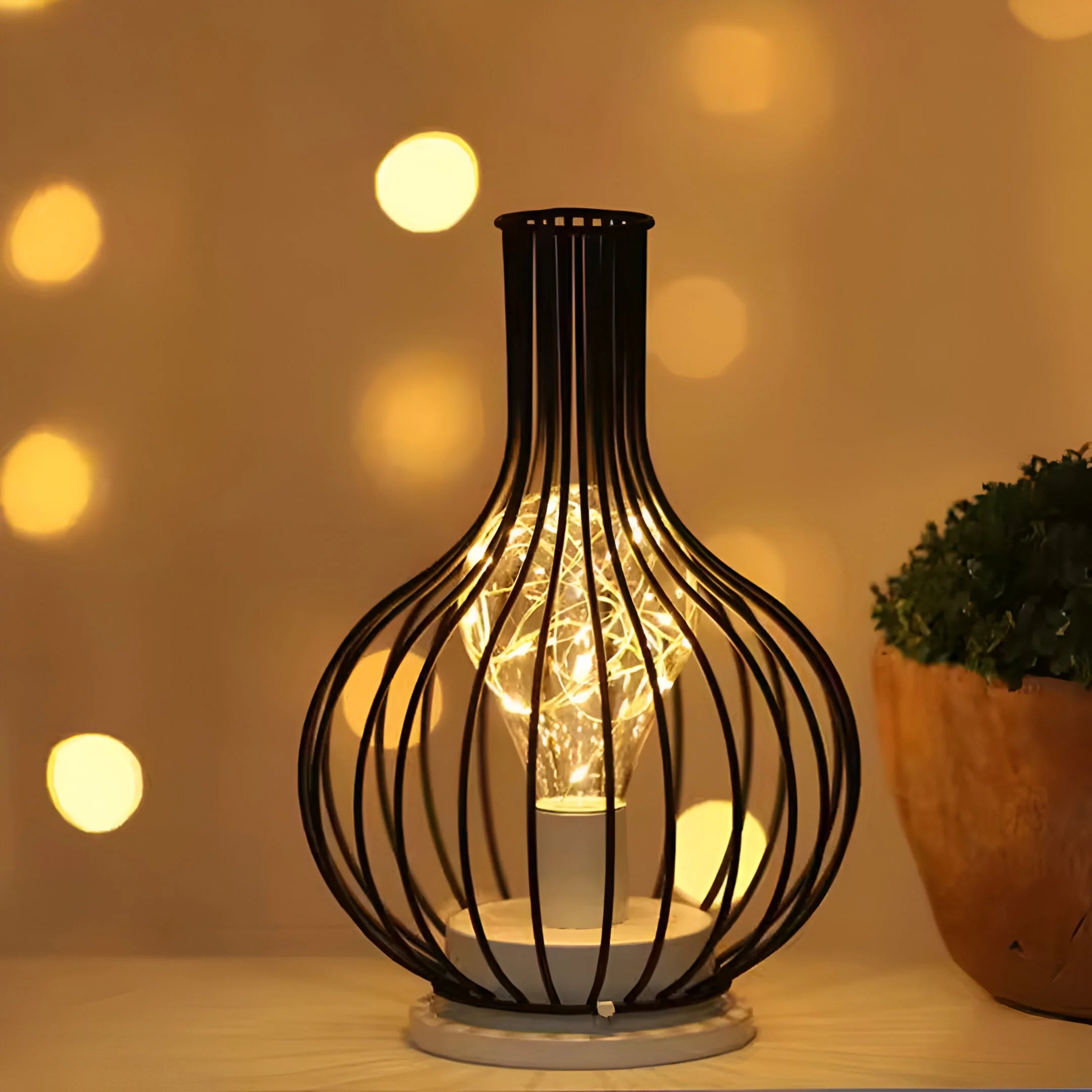 GlowAura – Modern Sphere Table Lamp