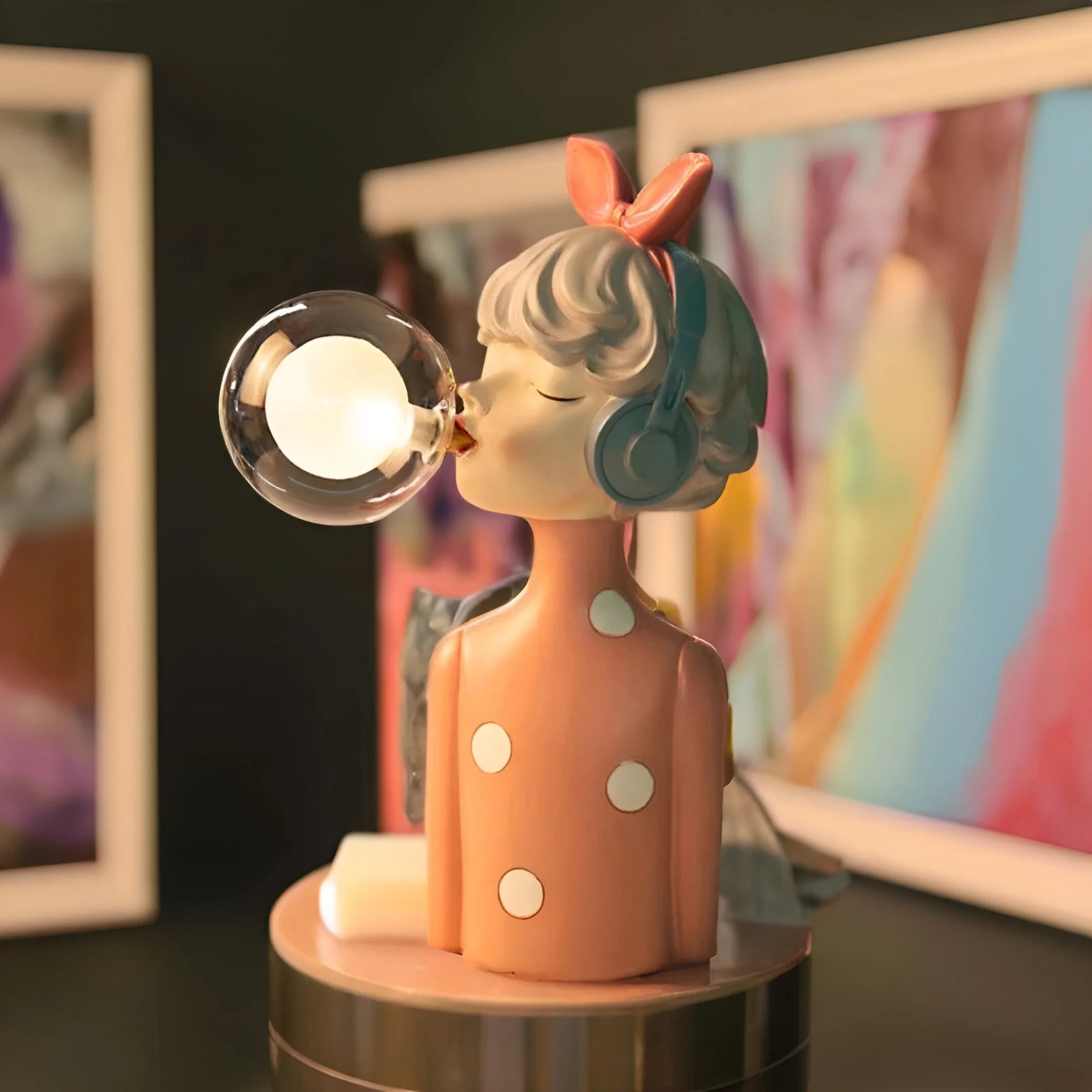 LustreGlow – Handmade Artisan Table Lamp