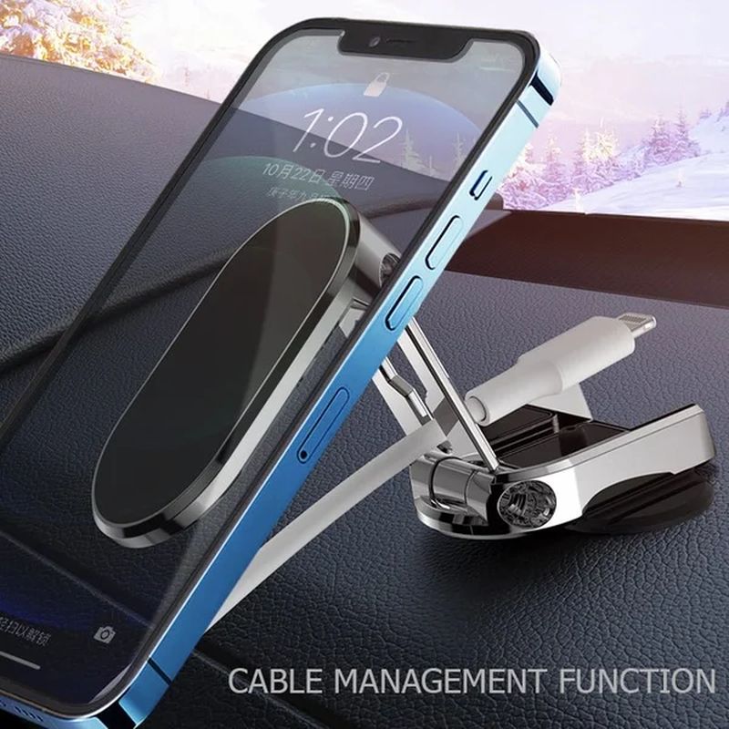BowLift | Alloy Folding Magnetic Car Phone Holder
