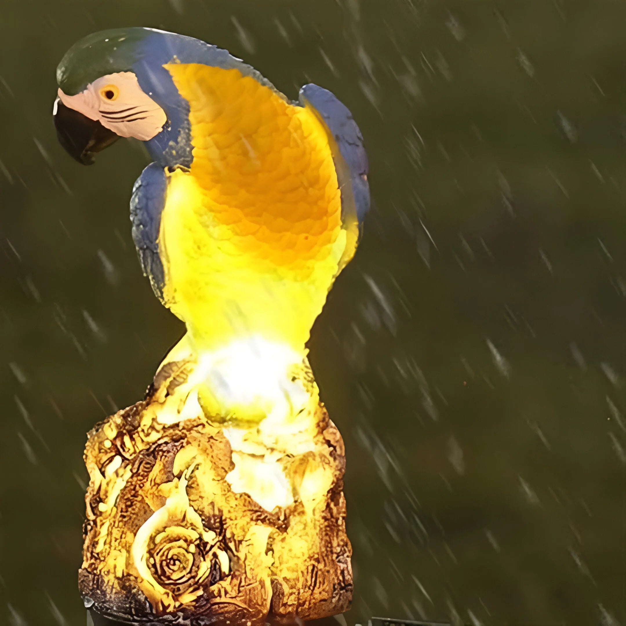 LumiNest – Sunlit Garden Bird Light