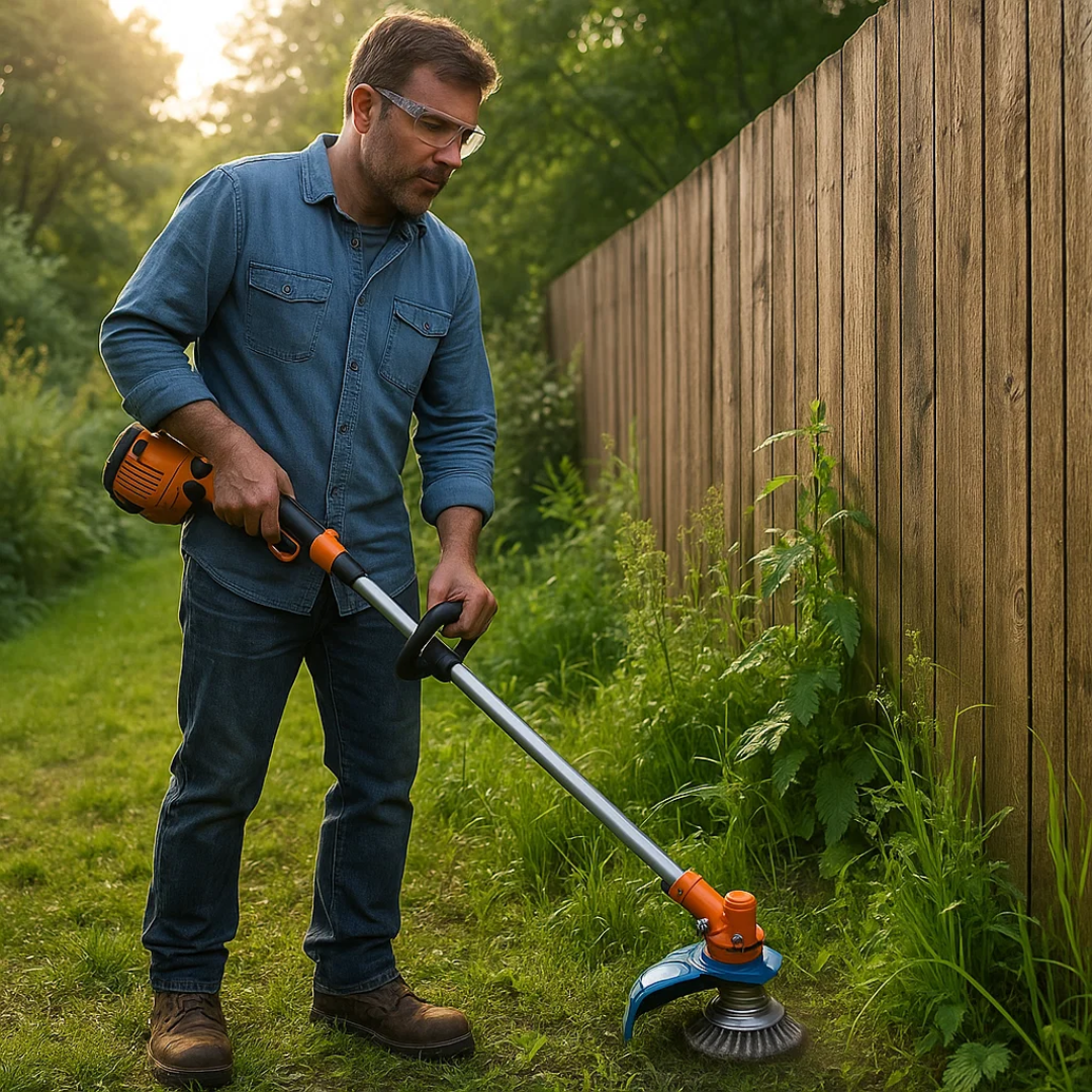 BowLift | Grass Cutting Turbo Head – Universal 6-Blade Weed Brush for Trimmers