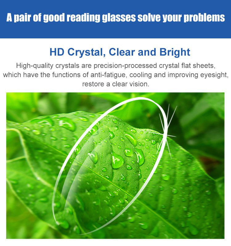 BowLift | Elderly metal frame resin folding reading glasses