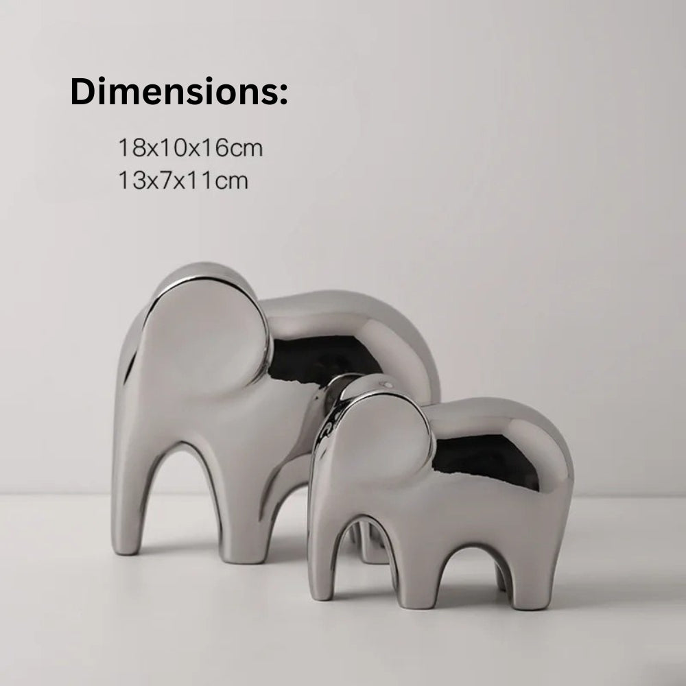 BowLift | Glossy Modern Elephant Figurine